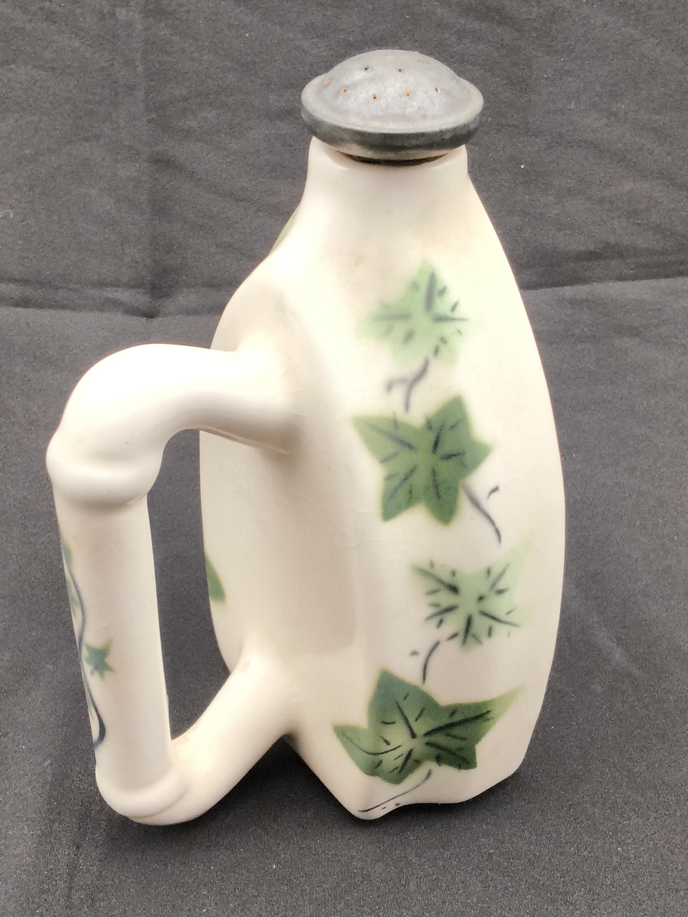 Vintage Franciscans Ivy Style Ceramic Clothes Sprinkler Bottle